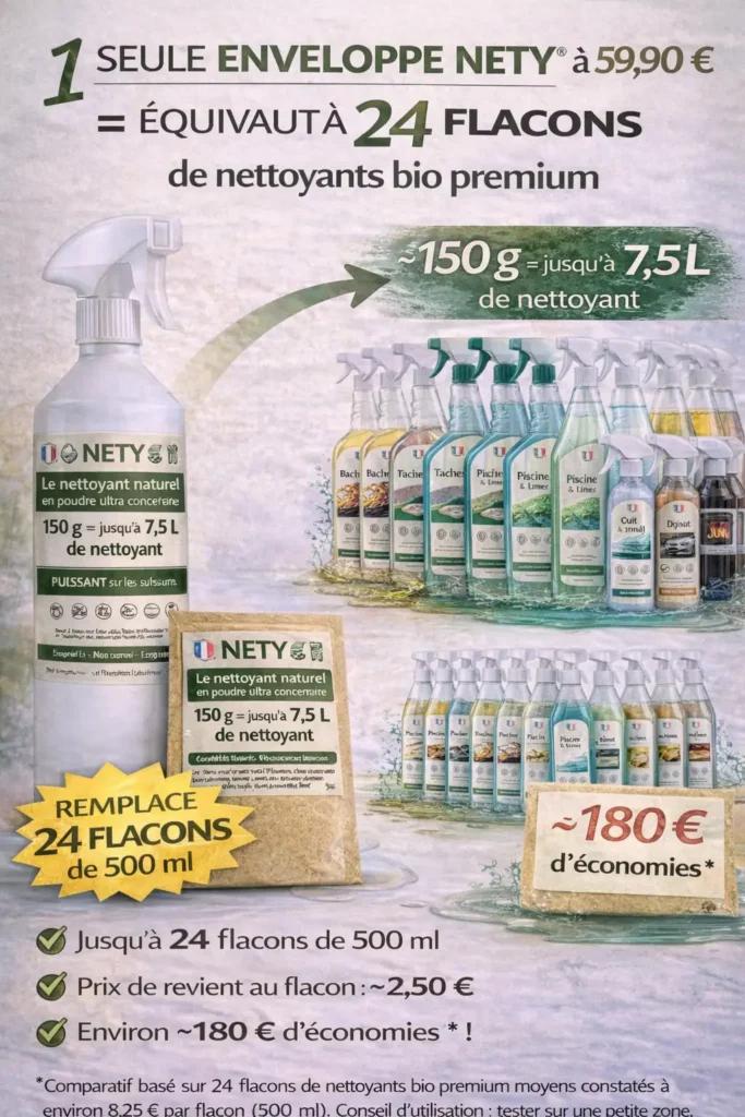 Comparatif coffret NETY 150 gr